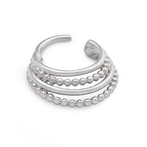 16g Rhodium Plated Opulence Septum Clicker