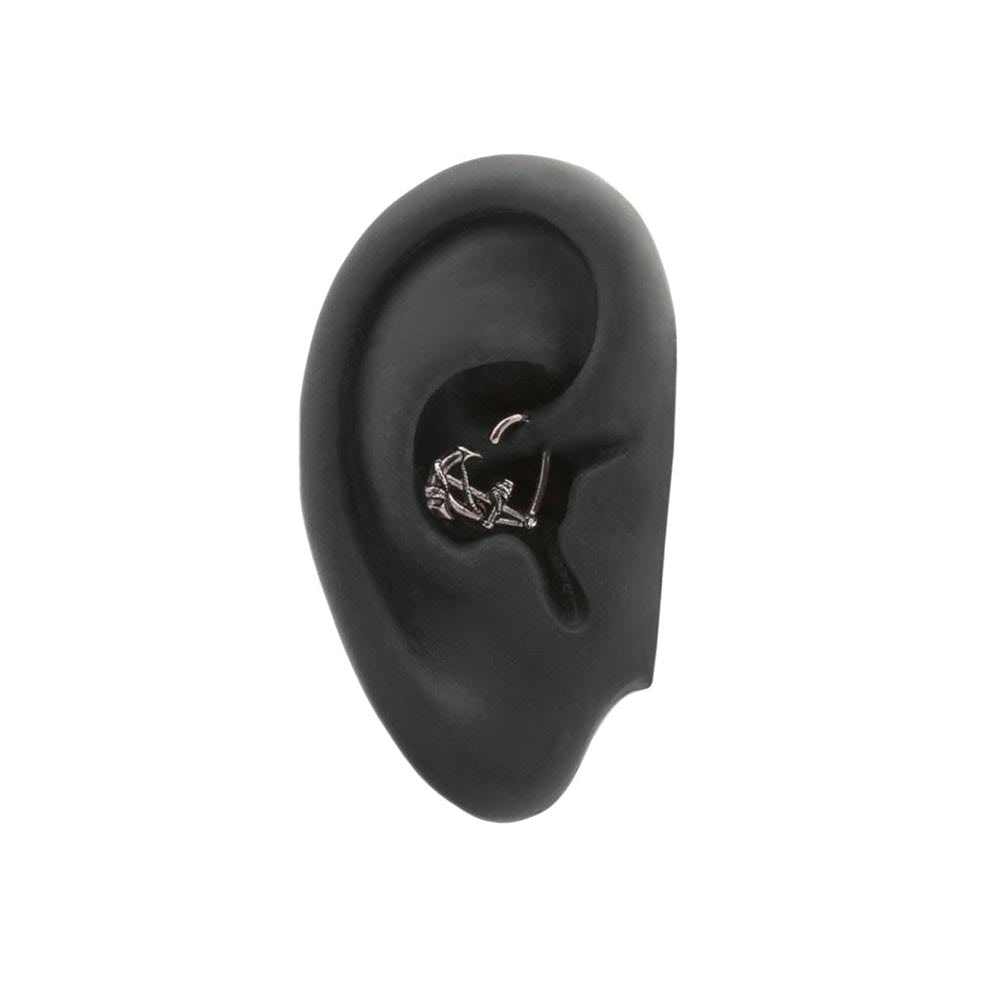 16g Anchor Bendable Heart Ear Jewelry — Price Per 2