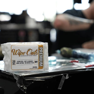 Wipe Outz Premium Dry White Tattoo Towels