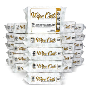 Wipe Outz Premium Dry White Tattoo Towels