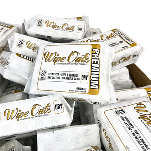 Wipe Outz Premium Dry White Tattoo Towels