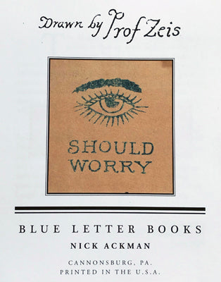 Drawn by Prof Zeis — Softcover Book